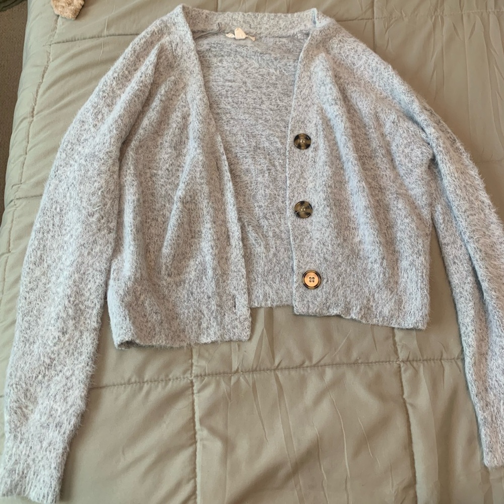 Light Gray Garage Cardigan Size S